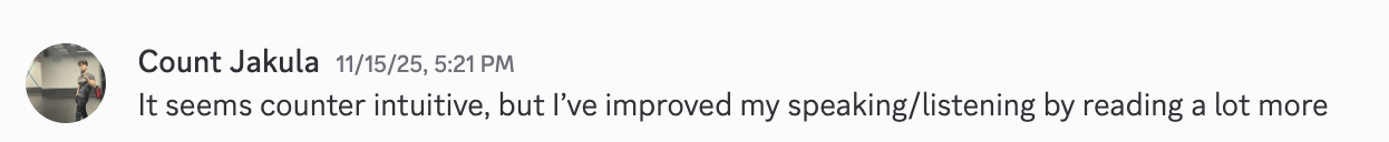 Testimonial screenshot