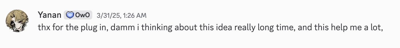 Testimonial screenshot